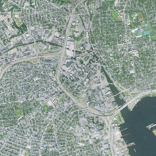 Aerial imagery of Freeman Park, RI