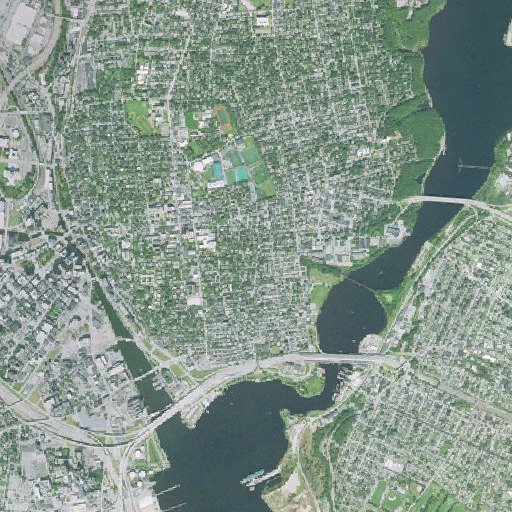 Aerial imagery of Grant Building, RI
