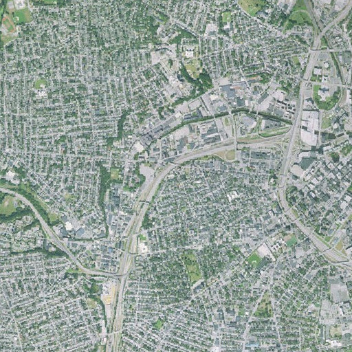Aerial imagery of Holy Ghost School, RI