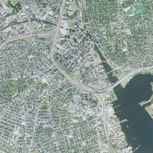 Aerial imagery of Interchange 1, RI