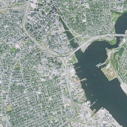 Aerial imagery of Interchange 19, RI