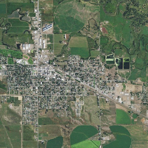 Aerial imagery of Marsh Elementary School, CO