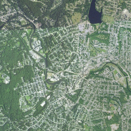 Aerial imagery of Pulaski Square, RI