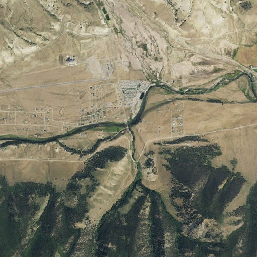 Aerial imagery of Deep Creek, CO