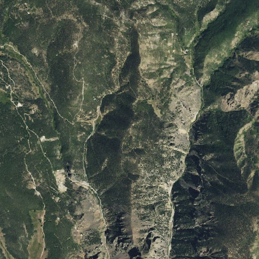 Aerial imagery of Campbell Mountain, CO