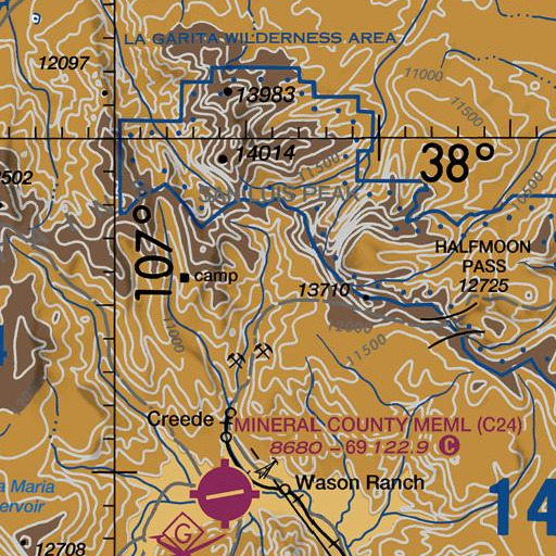FAA VFR chart of Phoenix Park, CO