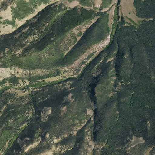 Aerial imagery of Spring Creek, CO