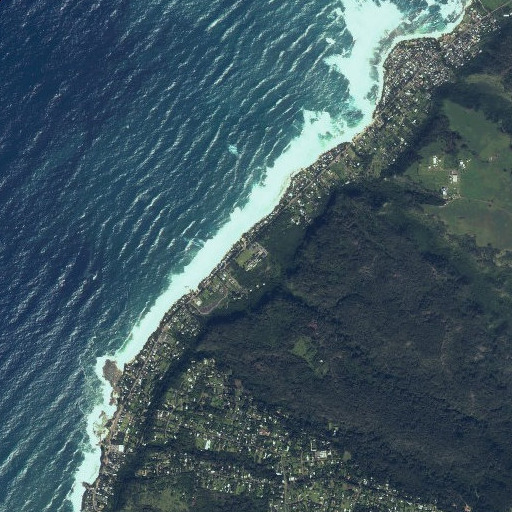 Aerial imagery of Sunset Beach Elementary School, HI