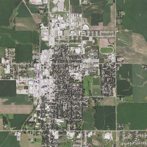 Aerial imagery of Art Building, IA