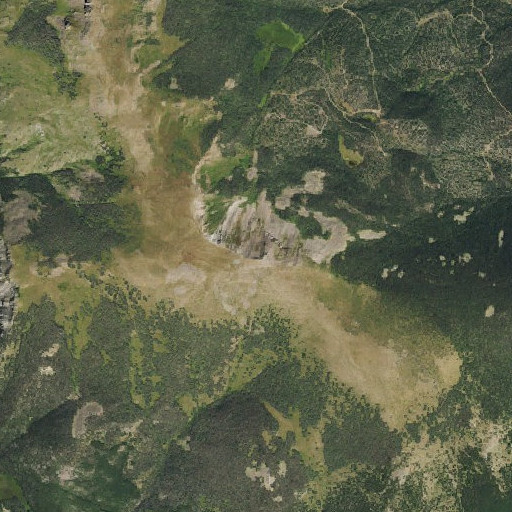 Aerial imagery of Silver Mountain, CO
