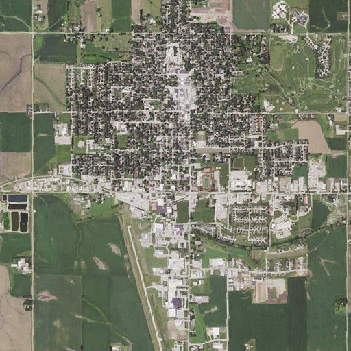 Aerial imagery of DeVries Cottage, IA