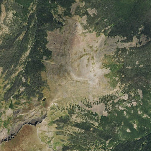 Aerial imagery of Pintada Mountain, CO