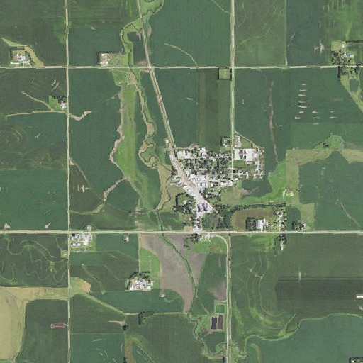 Aerial imagery of Lester, IA
