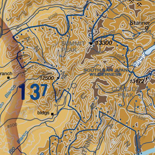 FAA VFR chart of Summit Creek, CO