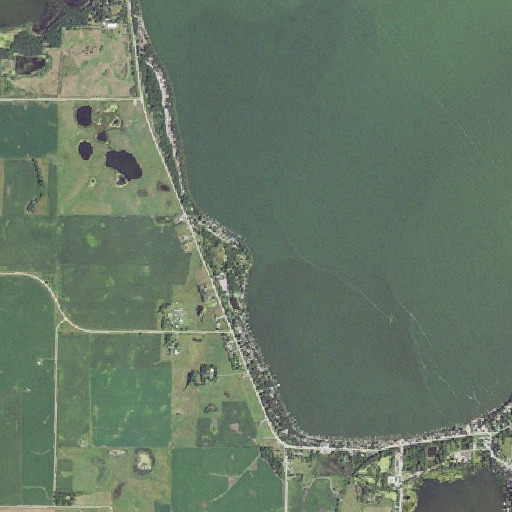 Aerial imagery of Templar Point, IA