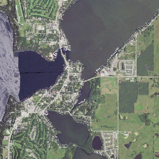 Aerial imagery of Kruses Beach, IA