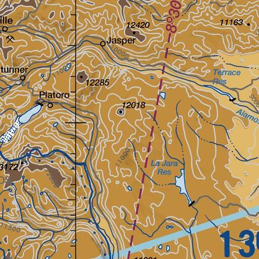 FAA VFR chart of Willow Mountain, CO