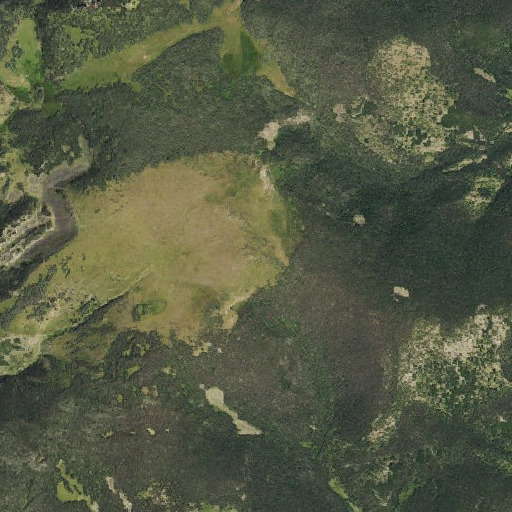 Aerial imagery of Willow Mountain, CO