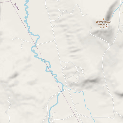 OpenStreetMap map of Flat School (historical), ME