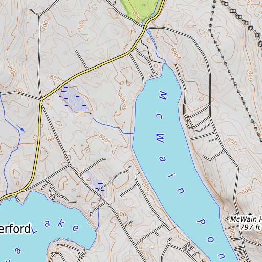 OpenTopoMap map of Morse Brook, ME