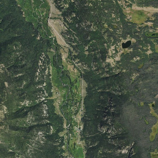 Aerial imagery of Thomas Ranch, CO