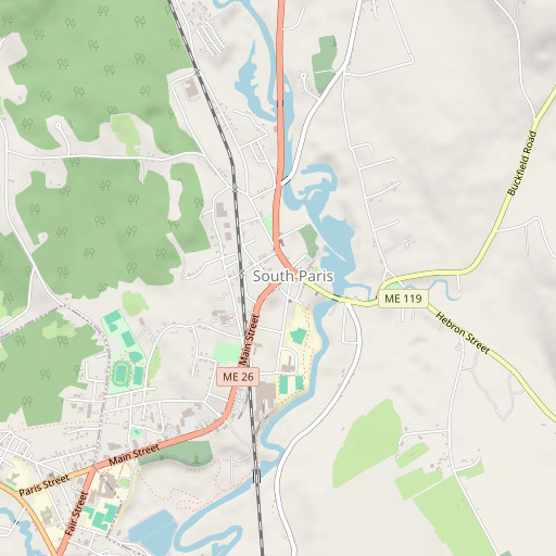 OpenStreetMap map of Paris Public Library, ME