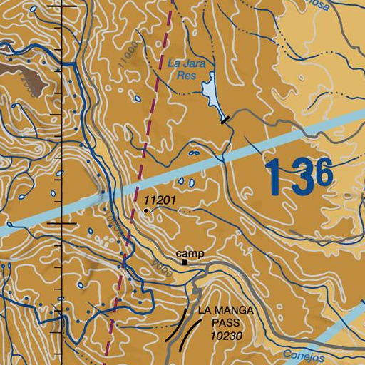 FAA VFR chart of Beaver Lake, CO