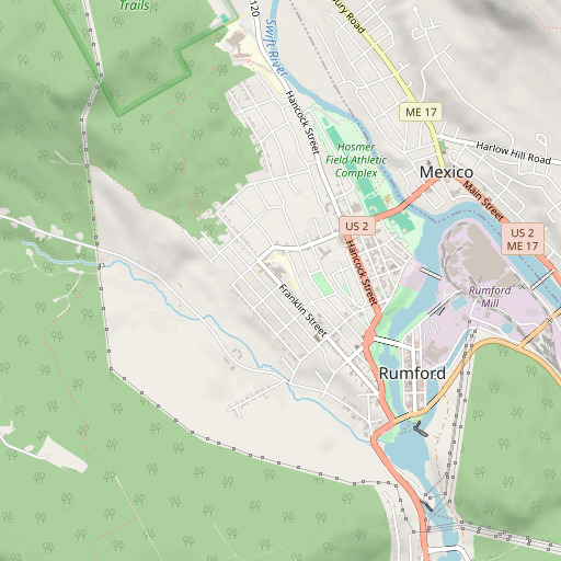 OpenStreetMap map of Roy House School, ME