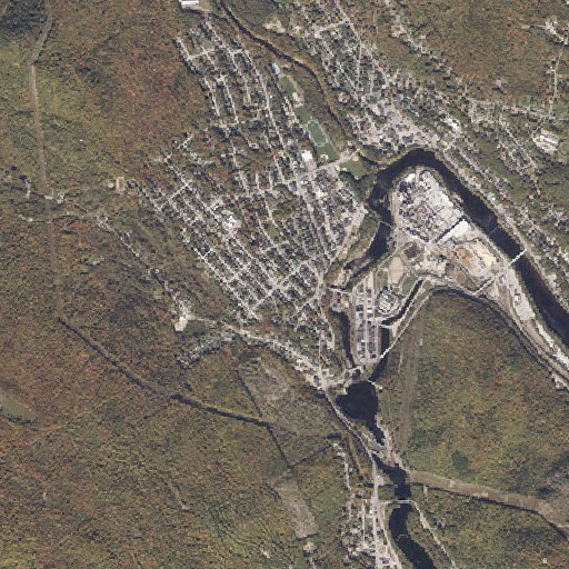 Aerial imagery of Holy Savior School, ME