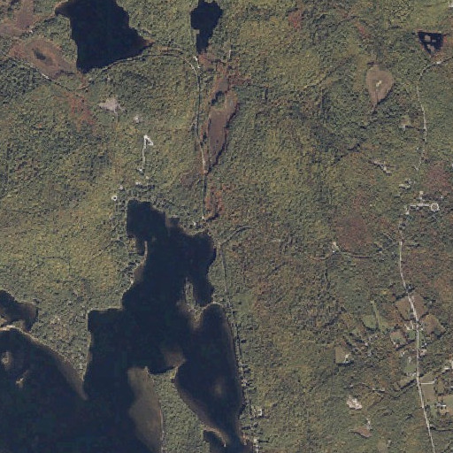Aerial imagery of Sucker Brook, ME