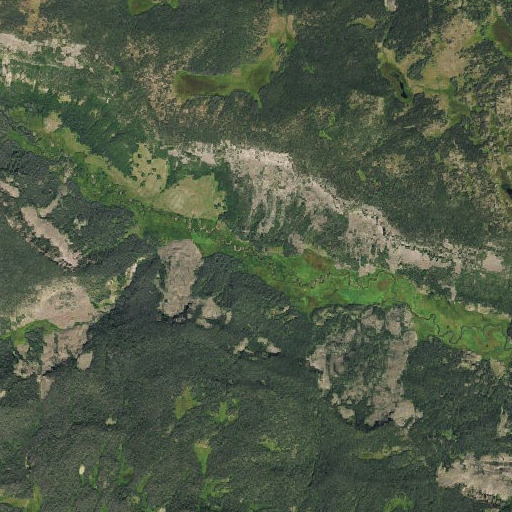 Aerial imagery of Second Meadows, CO