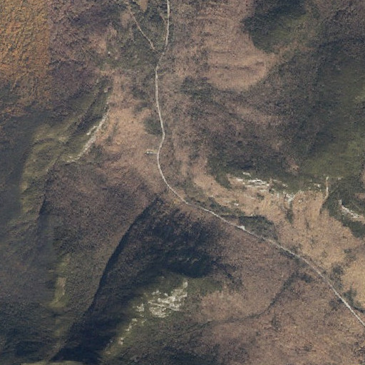 Aerial imagery of Table Rock Trail, ME