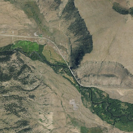 Aerial imagery of Fox Creek, CO