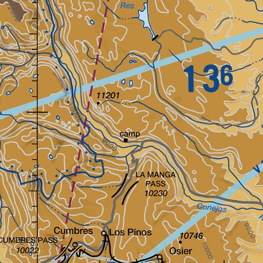 FAA VFR chart of Hidden Lake, CO