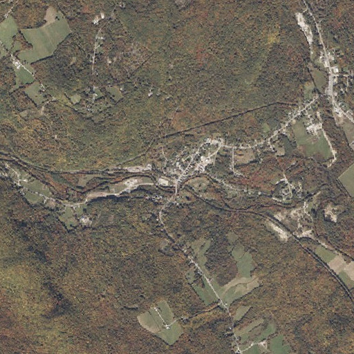 Aerial imagery of West Paris Post Office, ME