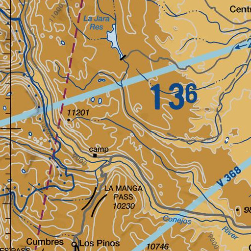 FAA VFR chart of Big Meadows, CO