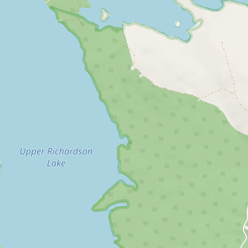 OpenStreetMap map of Whitneys Point, ME