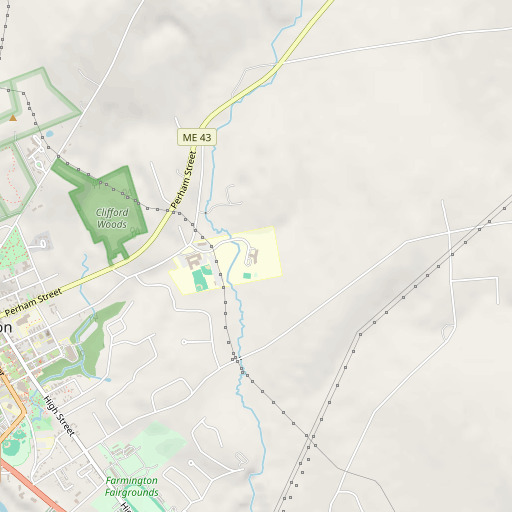 OpenStreetMap map of Cascade Brook School, ME