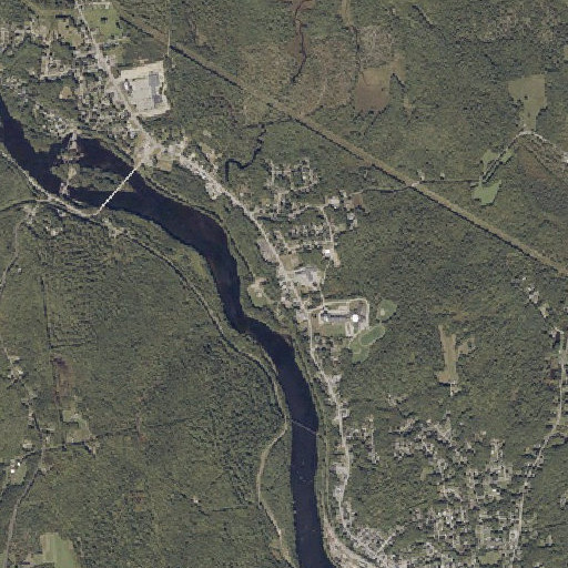 Aerial imagery of Jay Post Office, ME