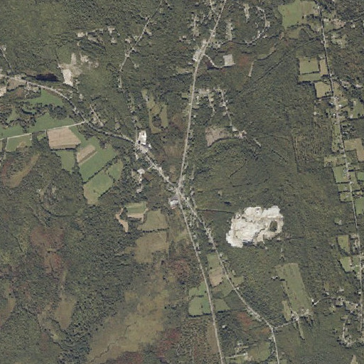 Aerial imagery of Jay Niles Memorial Library, ME