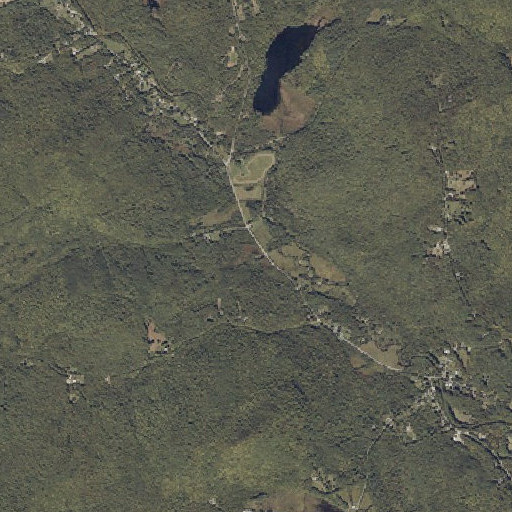Aerial imagery of Mitchell Cemetery, ME