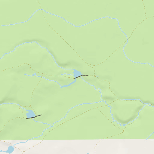 OpenStreetMap map of Goshawk Dam, CO