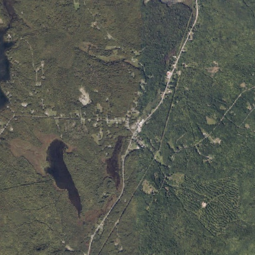 Aerial imagery of New Vineyard Post Office, ME