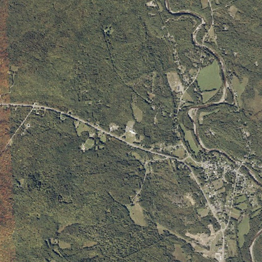 Aerial imagery of Phillips Elementary School, ME