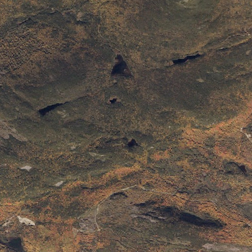 Aerial imagery of Piazza Rock Trail, ME