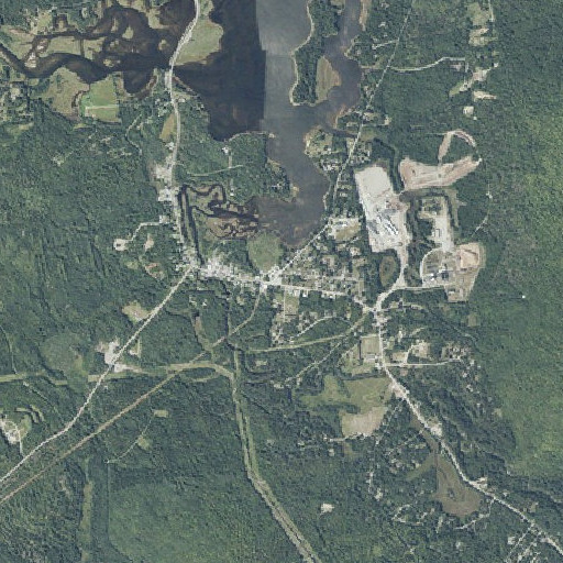 Aerial imagery of Stratton Post Office, ME