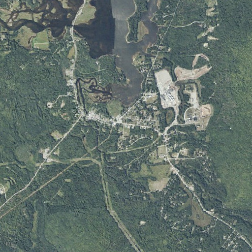 Aerial imagery of Stratton Public Library, ME