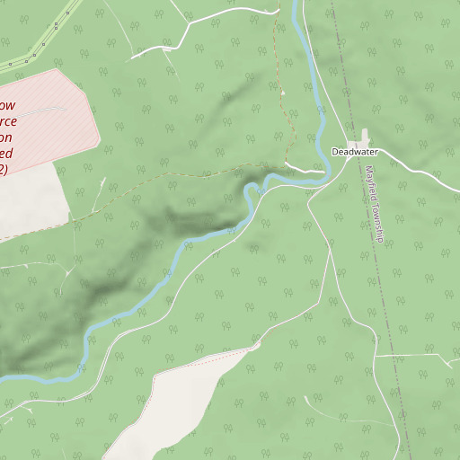 OpenStreetMap map of Austin Stream Falls, ME
