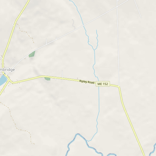 OpenStreetMap map of Cambridge Elementary School, ME
