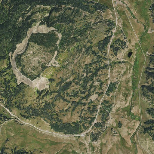 Aerial imagery of Neff Spring, CO